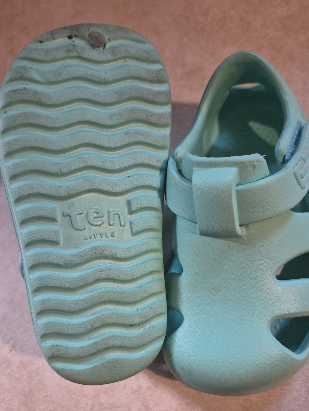 Kids Aqua Slip-On Sandal - Mint - Picture 3 of 4